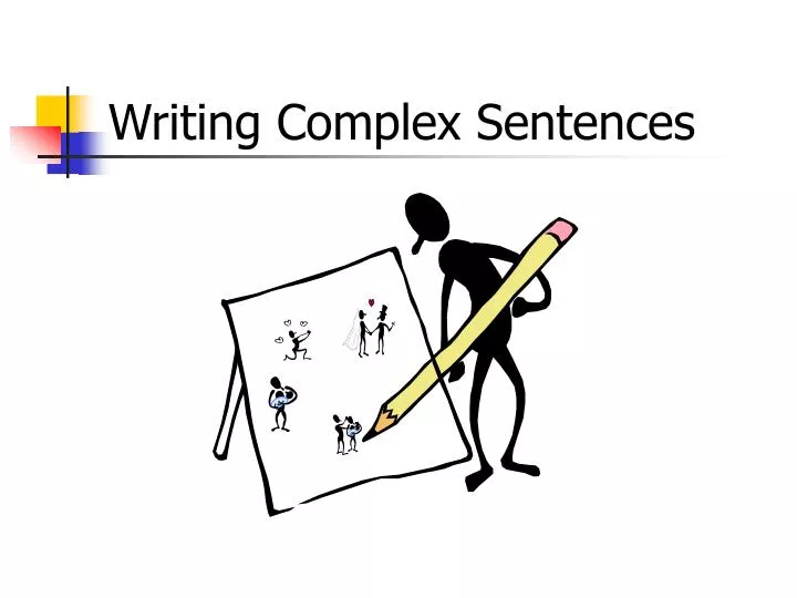 writing complex sentences n.