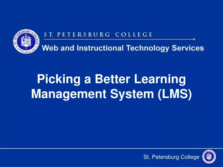 picking a better learning management system lms n.