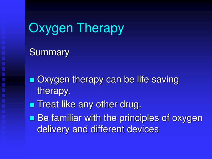 PPT - Oxygen Therapy PowerPoint Presentation - ID:422355