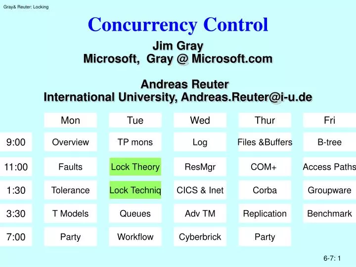 PPT - Concurrency Control PowerPoint Presentation, free download - ID ...