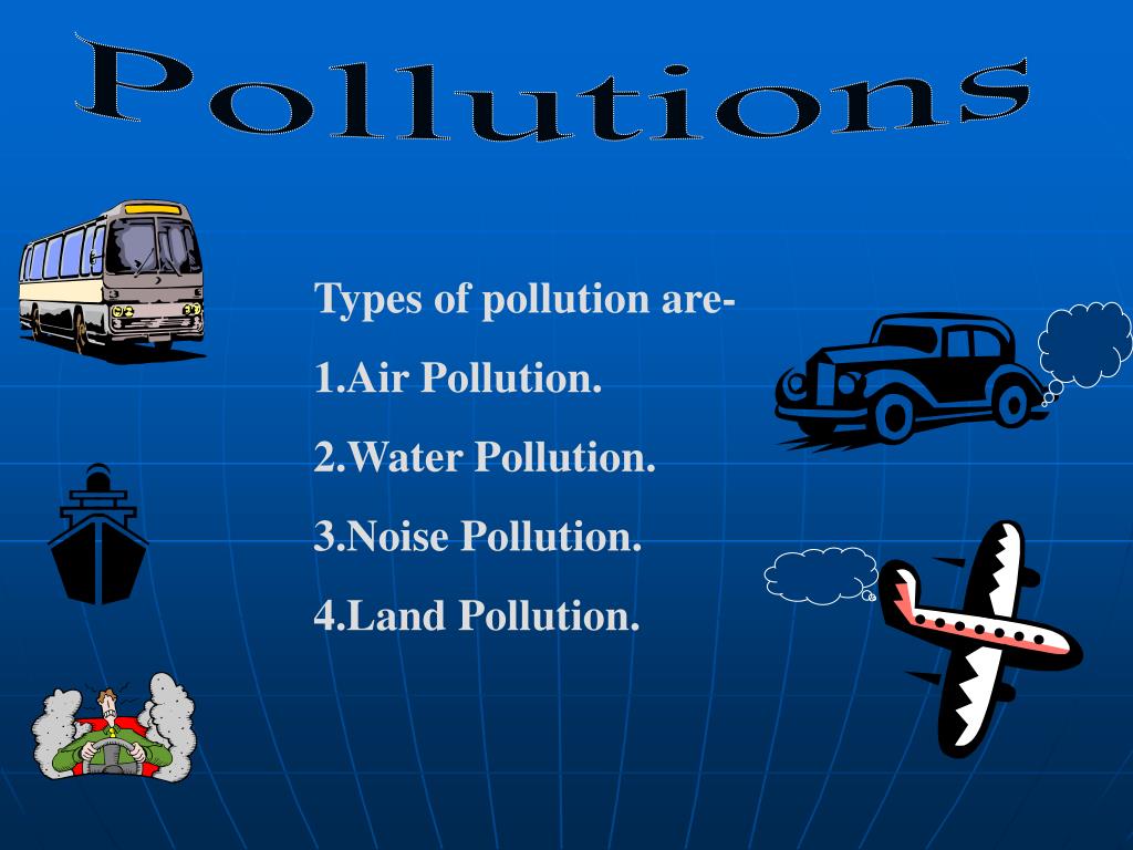 air water land pollution