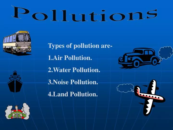 pollution presentation in english pdf