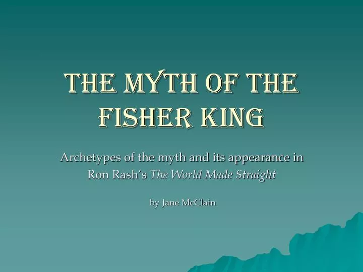the myth of the fisher king n.