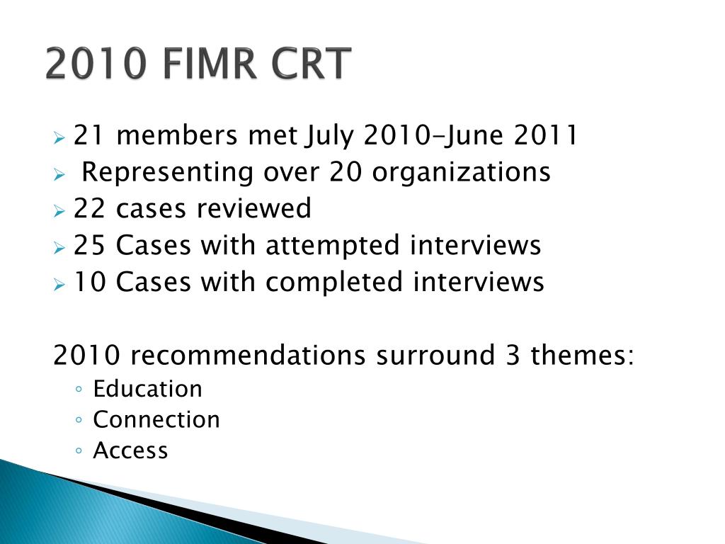 Fimr PPT - Sedgwick County Fetal and Infant Mortality Review (FIMR ...