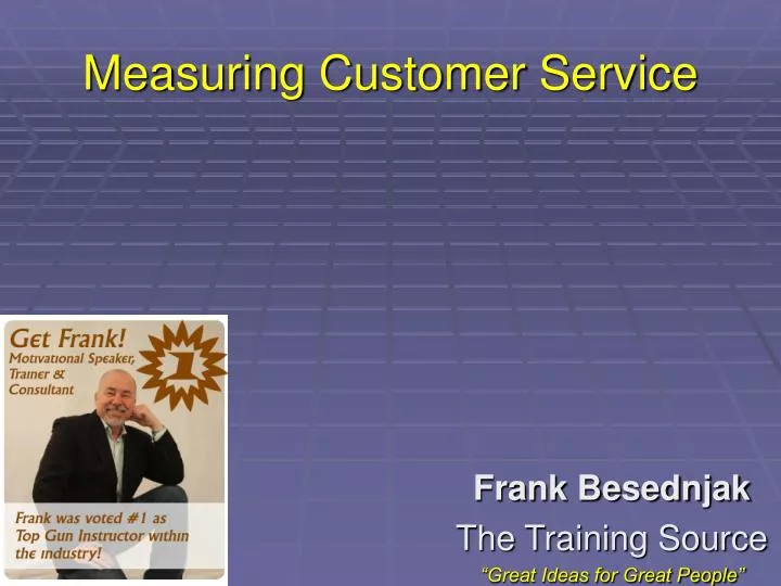 measuring customer service n.