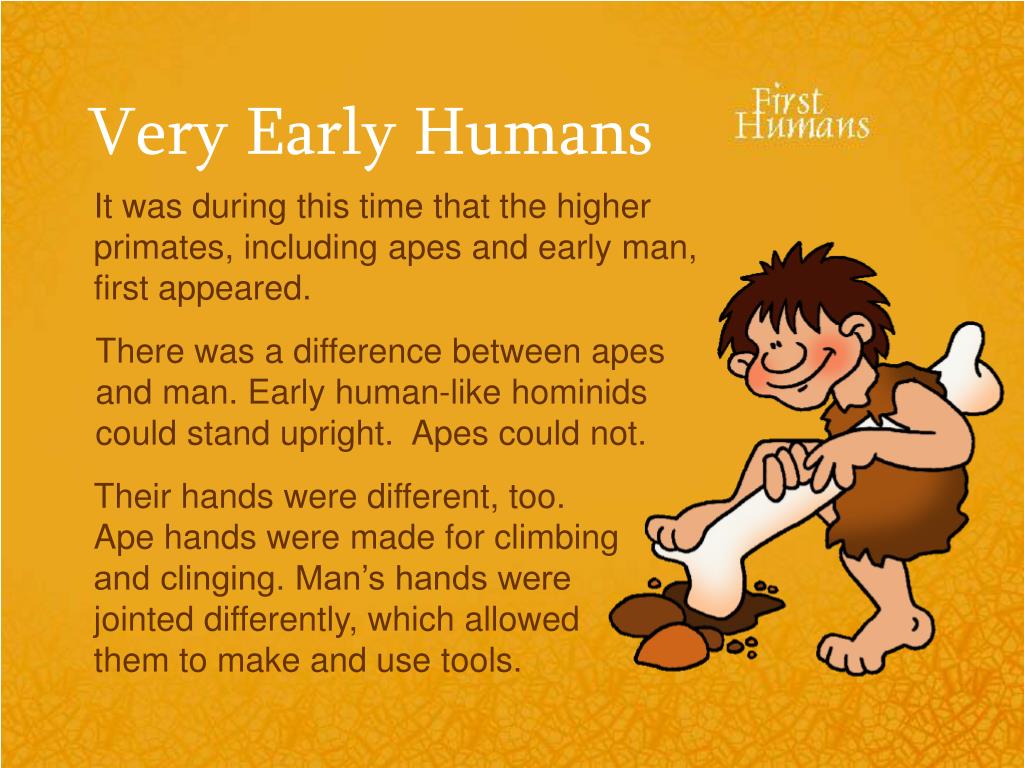 essay on early humans in english
