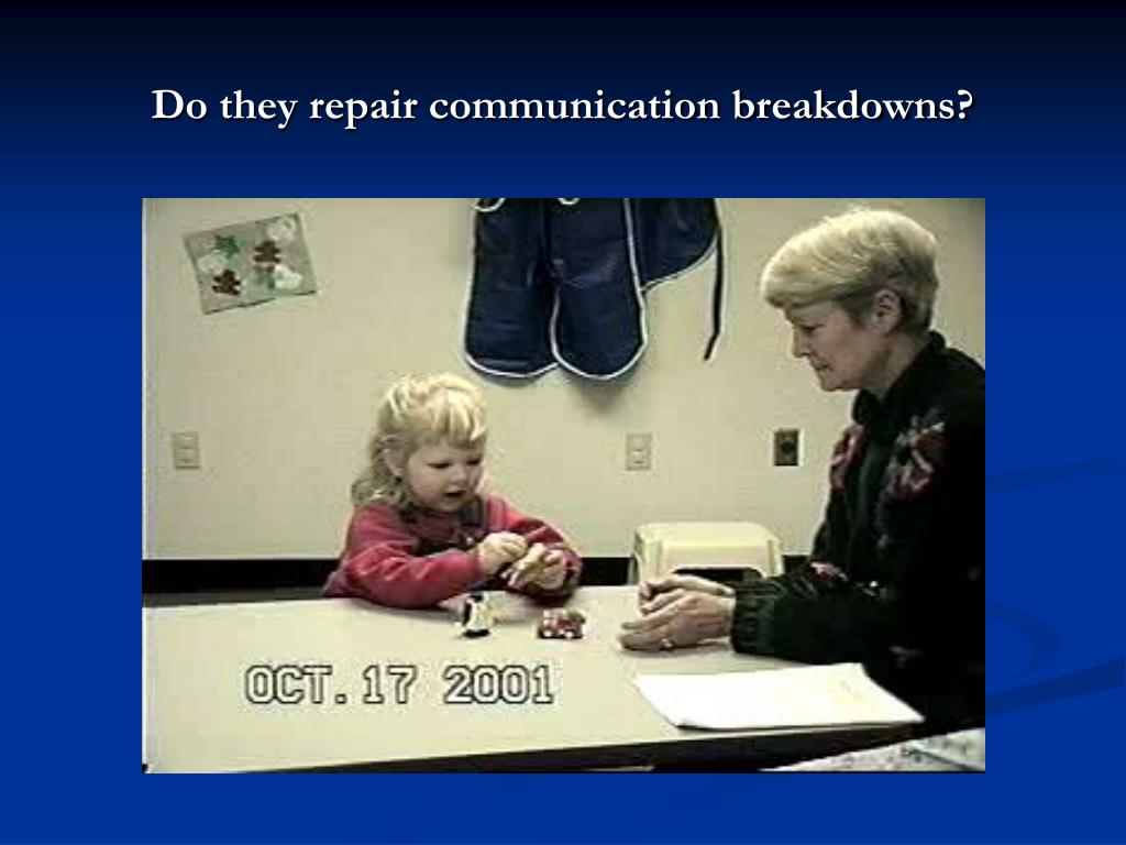 Repair Communication PPT - Communication Assessment Strategies for Individuals with Severe ...