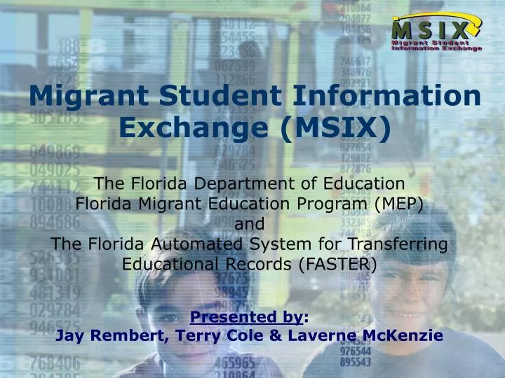 migrant student information exchange msix n.