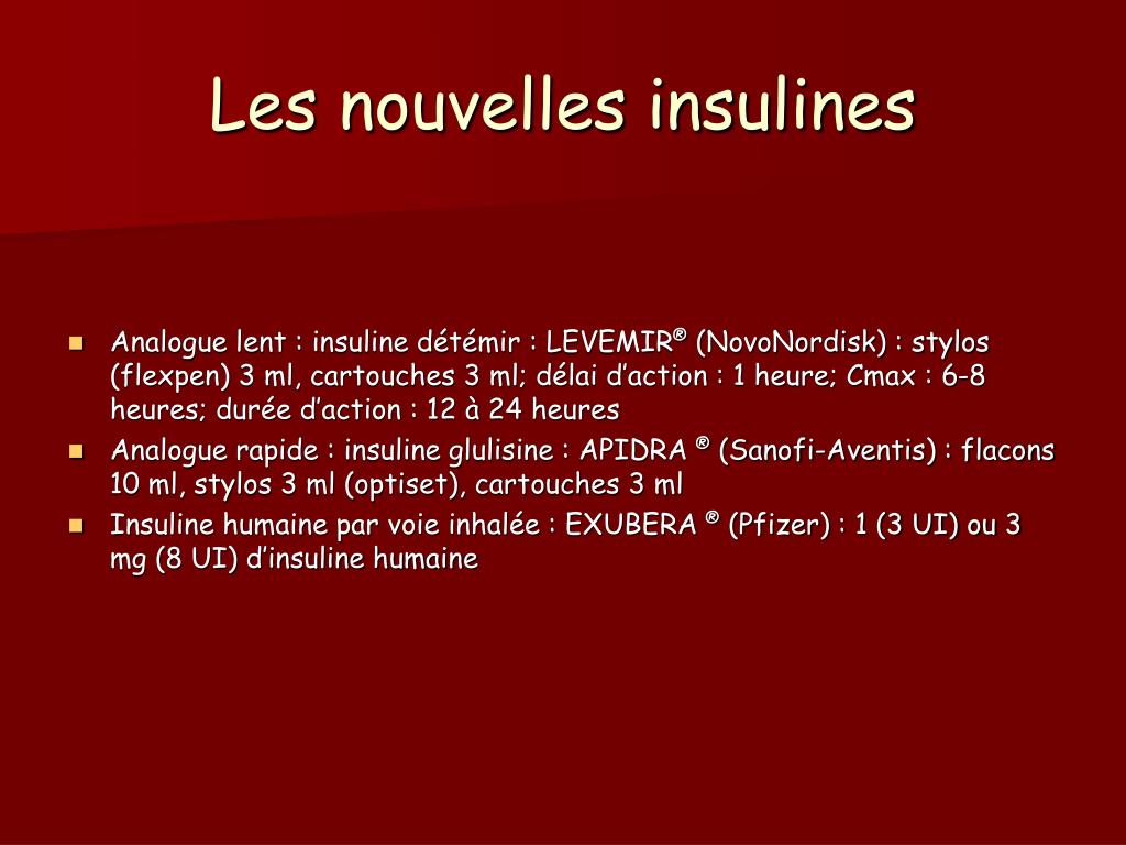 PPT - Les insulines PowerPoint Presentation, free download - ID:428010