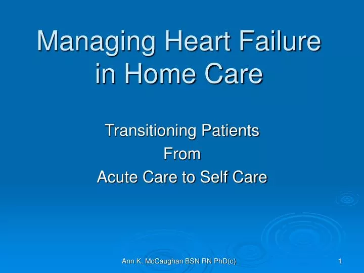 components of heart failure management in home care a literature review