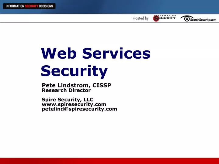 web services security n.