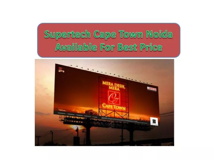 supertech cape town noida available for best price n.