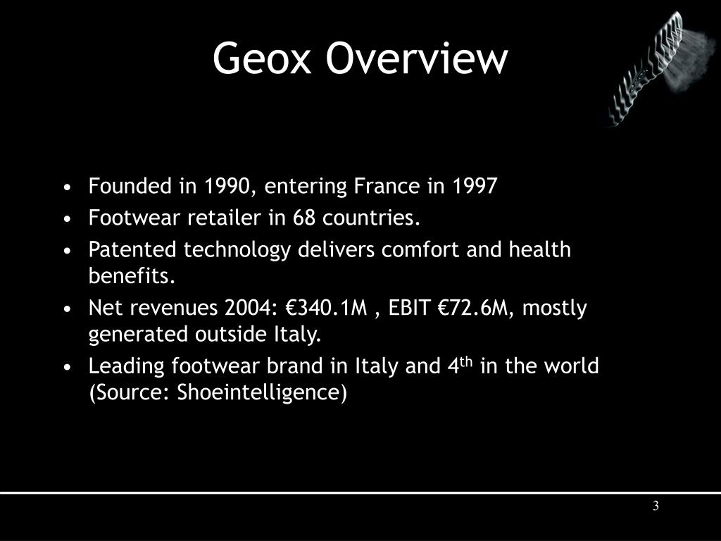 PPT - Geox in France PowerPoint Presentation, free download - ID:430652
