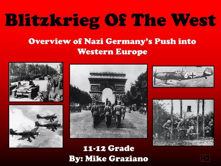 blitzkrieg of the west n.