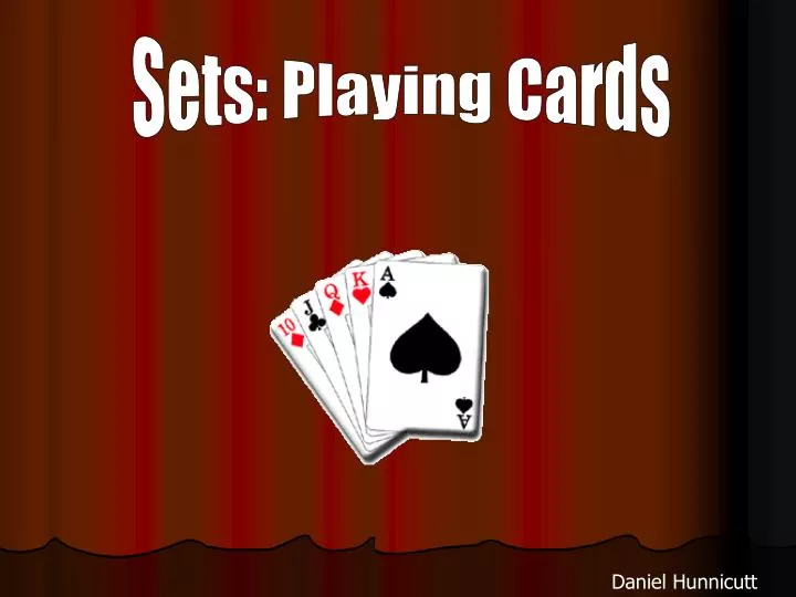 PPT - Sets: Playing Cards PowerPoint Presentation, free download - ID:43115