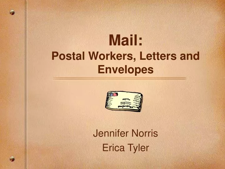 mail postal workers letters and envelopes n.