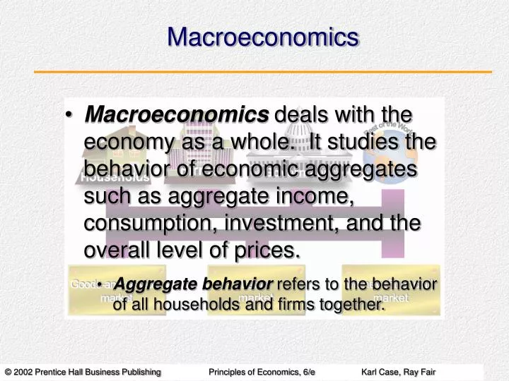 Macro economic deals with