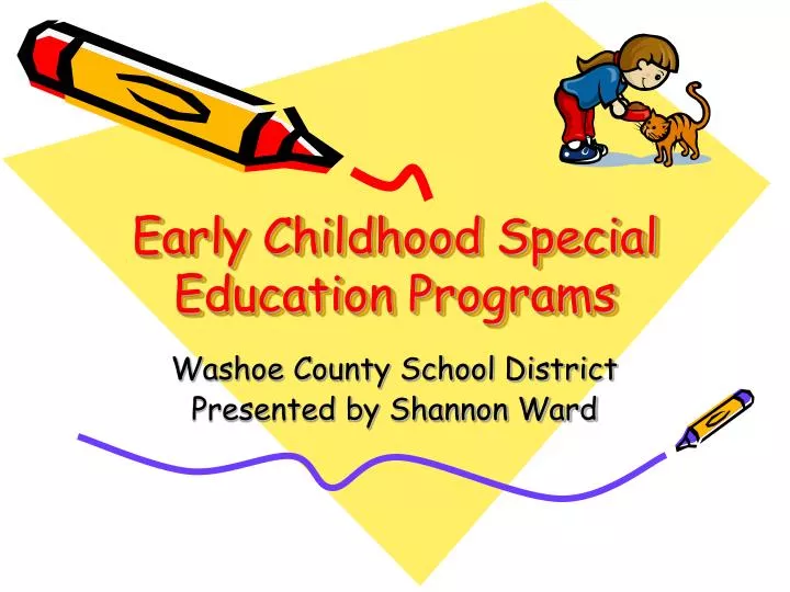 PPT Early Childhood Special Education Programs PowerPoint