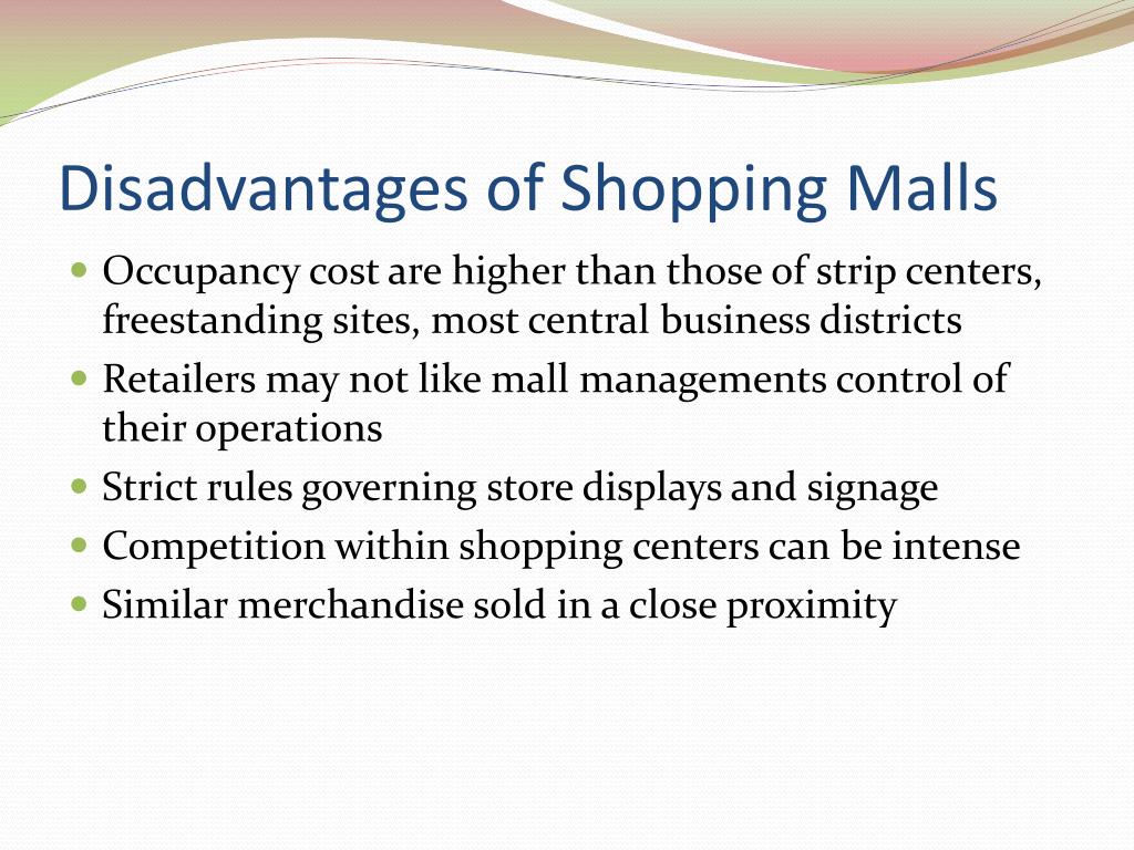 disadvantages and risks of investing in shopping centres in johor