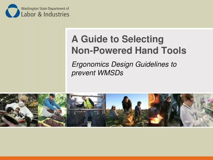a guide to selecting non powered hand tools n.
