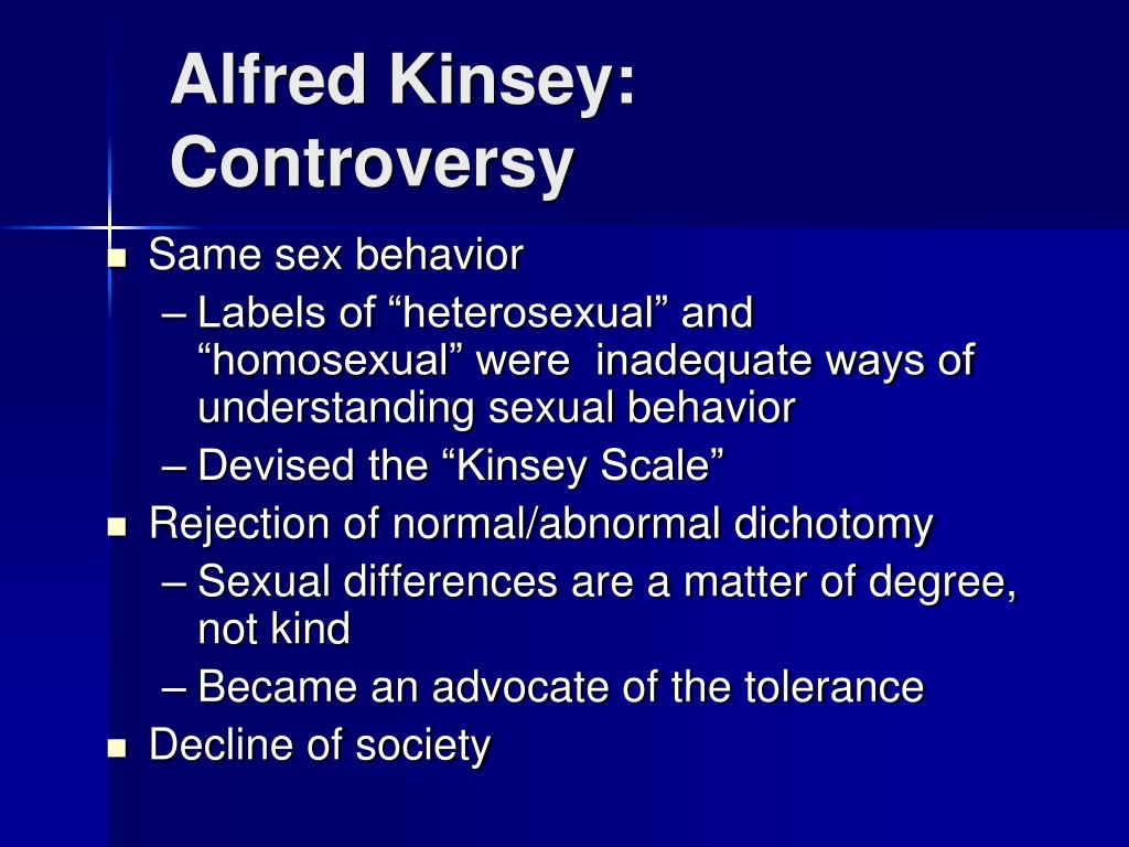 what is a common criticism of kinsey sicks research