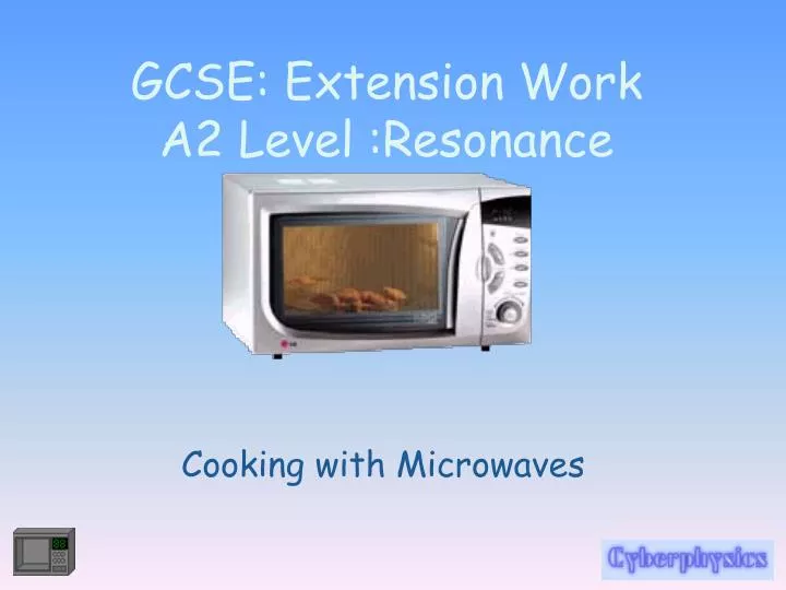 gcse extension work a2 level resonance n.