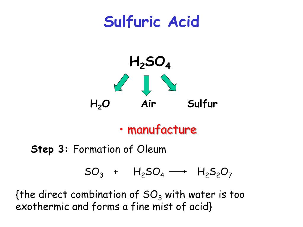 What Is The Oxidation Number Of Sulfur In Sulfuric Acid PPT - Sulfuric Acid PowerPoint Presentation, free download - ID:434136