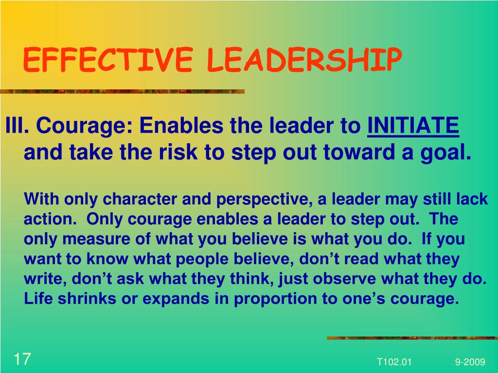 PPT FOUR QUALITIES OF EFFECTIVE LEADERSHIP PowerPoint Presentation 