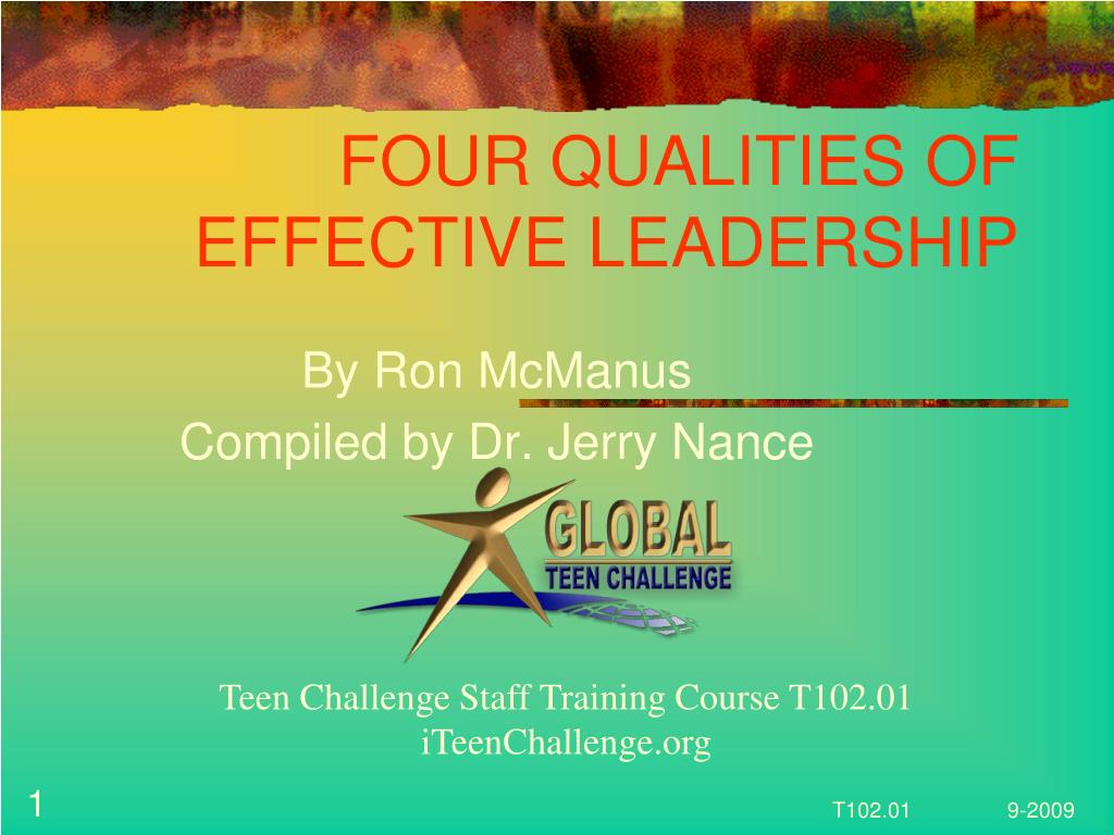 leadership qualities presentation skills