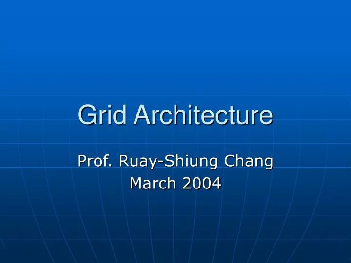 grid architecture n.