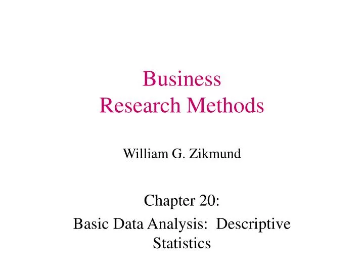 business research methods william g zikmund n.
