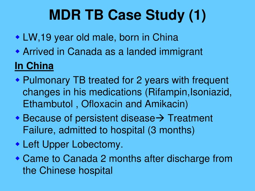 case study of tb patient
