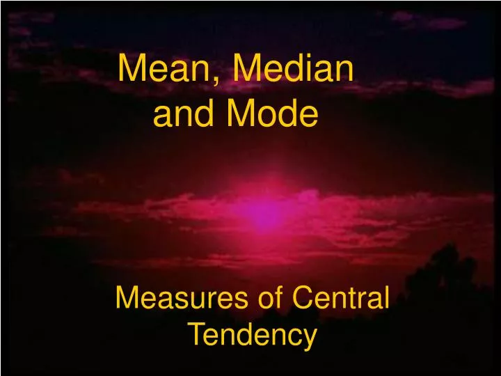 mean median and mode n.