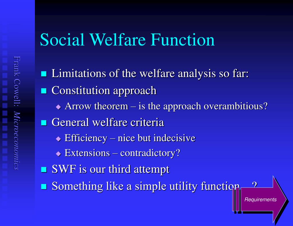 ppt-welfare-the-social-welfare-function-powerpoint-presentation