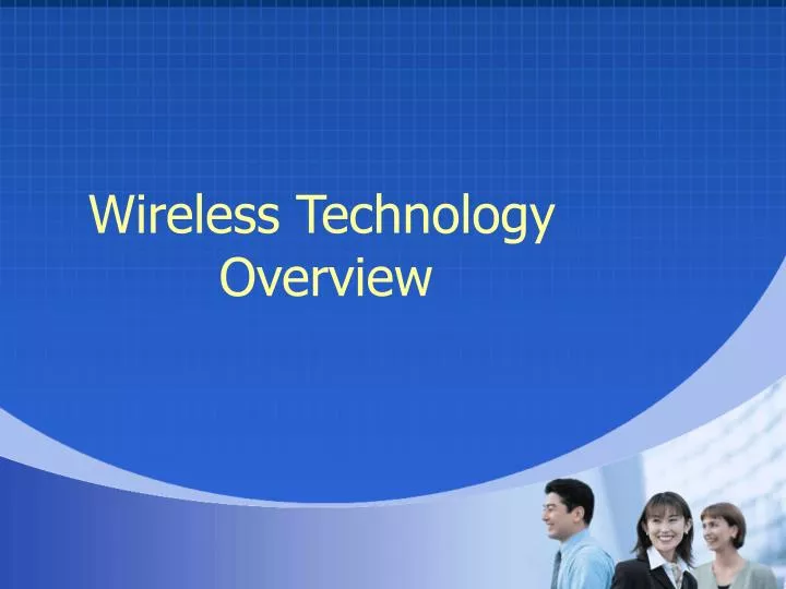 Ppt Wireless Technology Overview Powerpoint Presentation Free