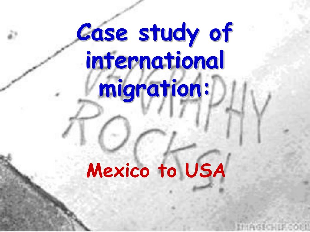 international migration case study