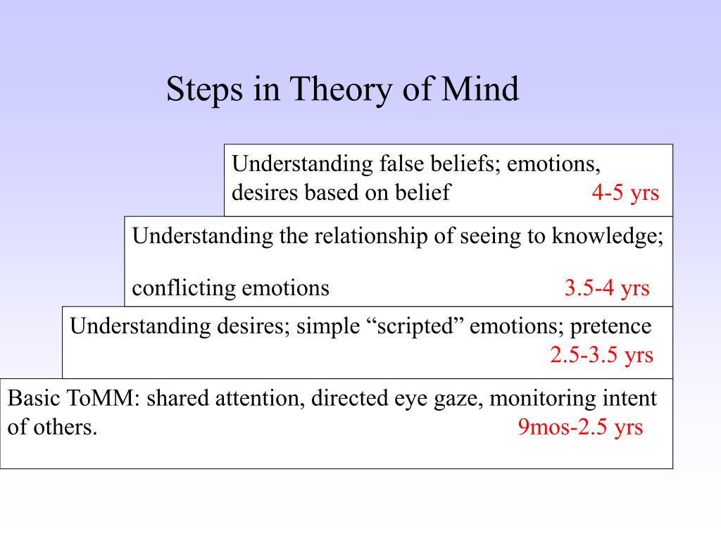The Theory Of Mind Mechanism Tomm