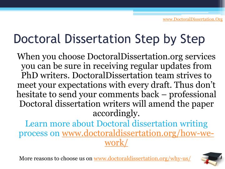 Doctoral dissertation writing services edmonton
