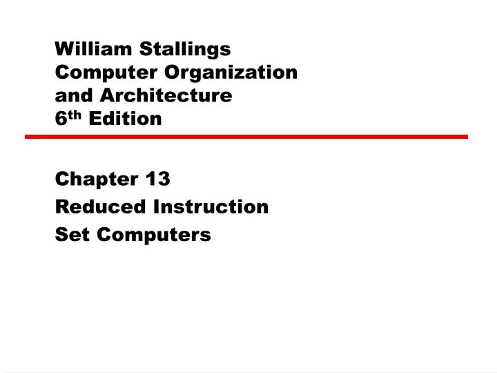 william stallings computer organization and architecture 6 th edition n.