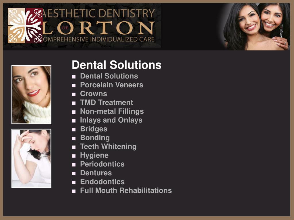 PPT Lorton Virginia Dentist Drs. Ryan Reeves PowerPoint Presentation