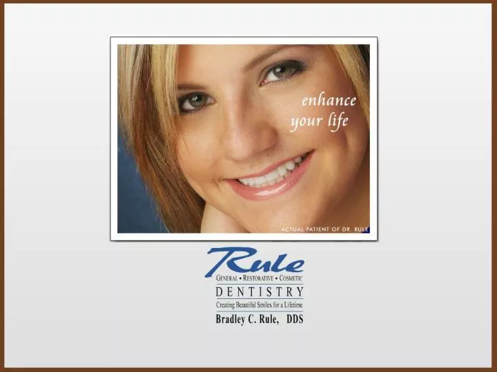 PPT Gurnee Illinois Dentist Dr. Bradley Rule DDS PowerPoint Presentation ID4393