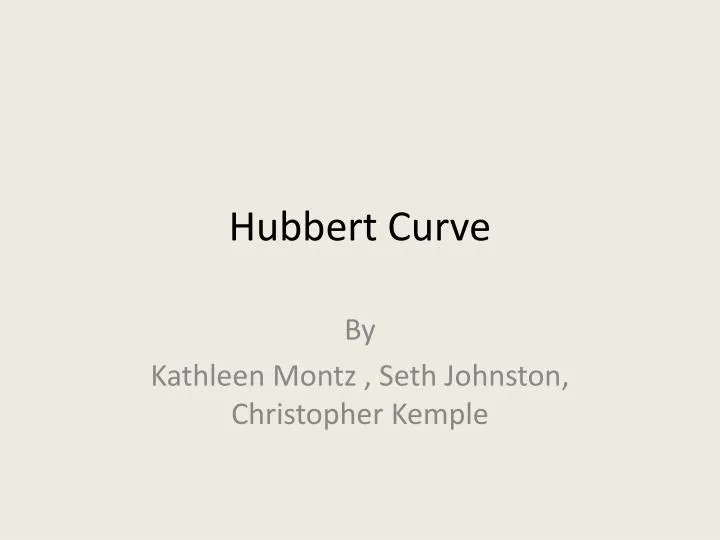 hubbert curve n.