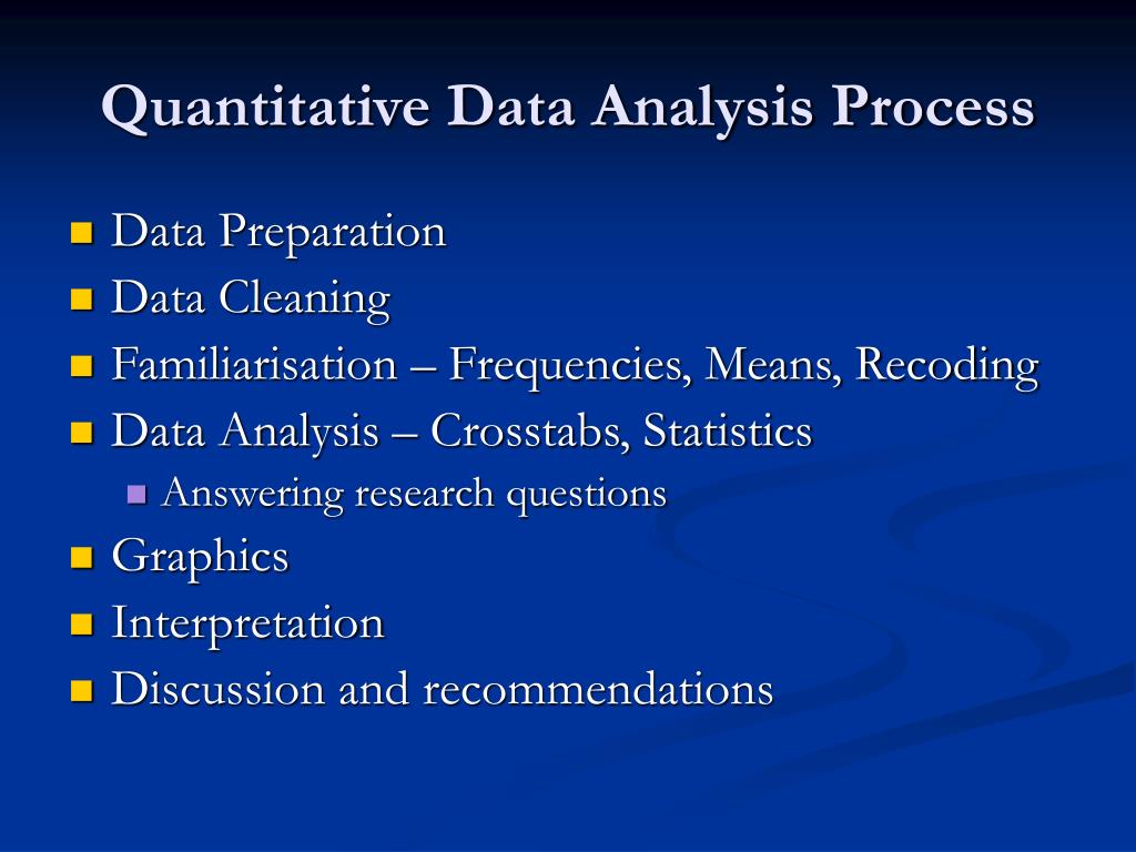 data analysis in quantitative research pdf