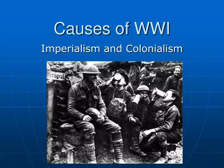 wwi and causes wwi and causes