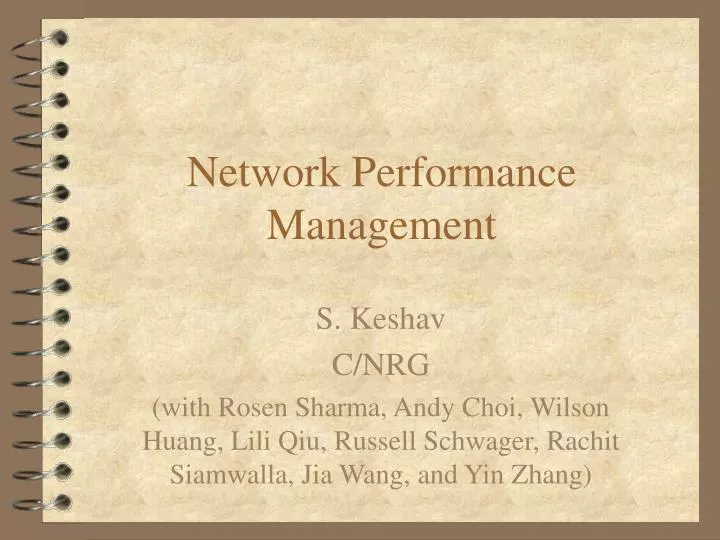 network performance management n.