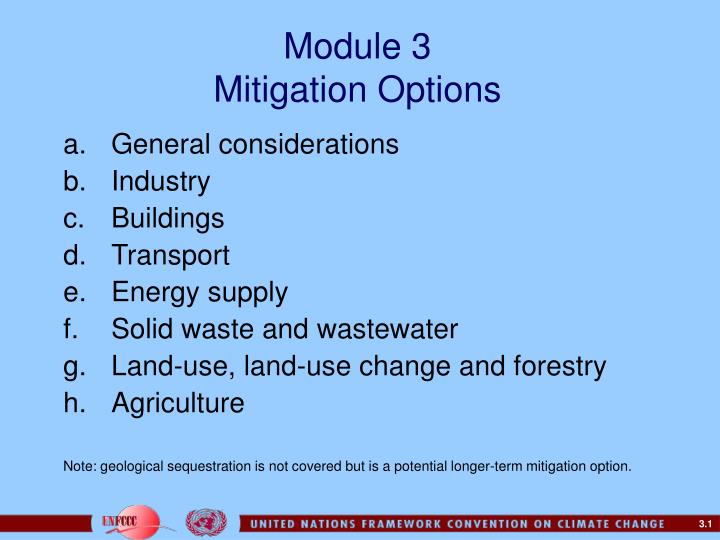 module 3 mitigation options n.