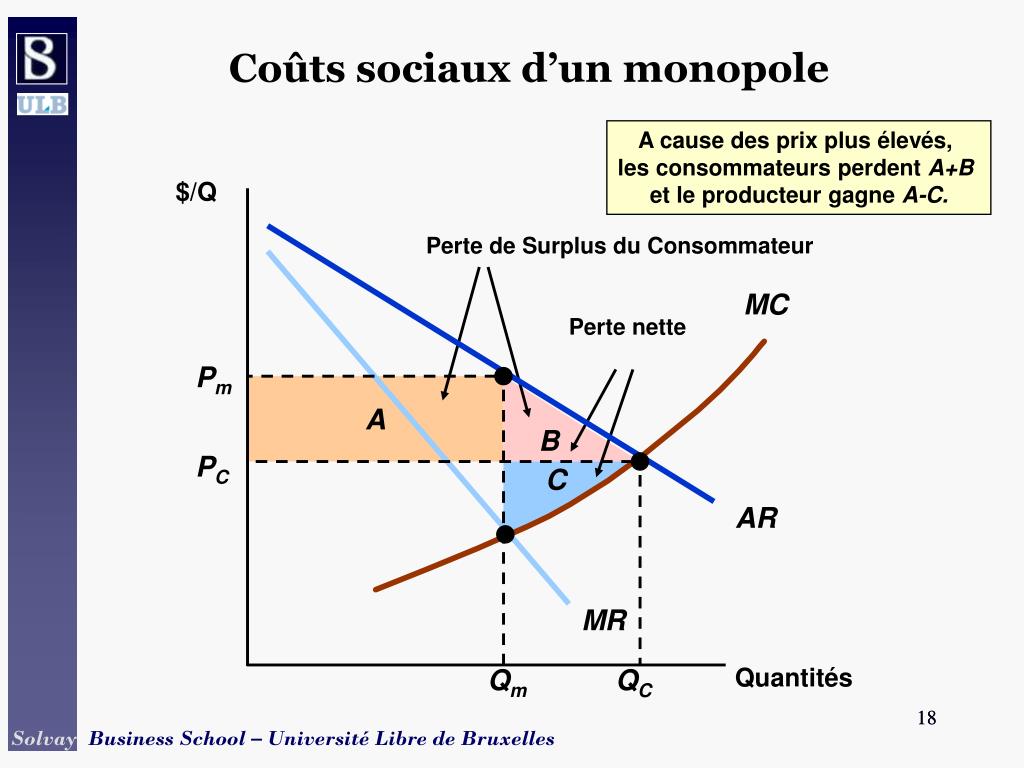 PPT  Microéconomie et Finance  Cours 9  Monopole et Monopsone