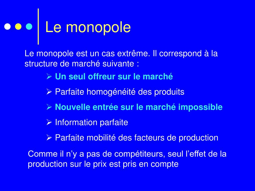 PPT - La concurrence imparfaite PowerPoint Presentation, free download ...