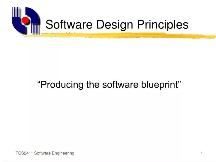 PPT Software Design Principles PowerPoint Presentation, free download