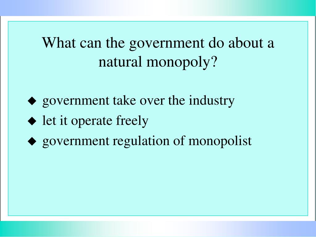 government created monopoly examples government created monopoly examples